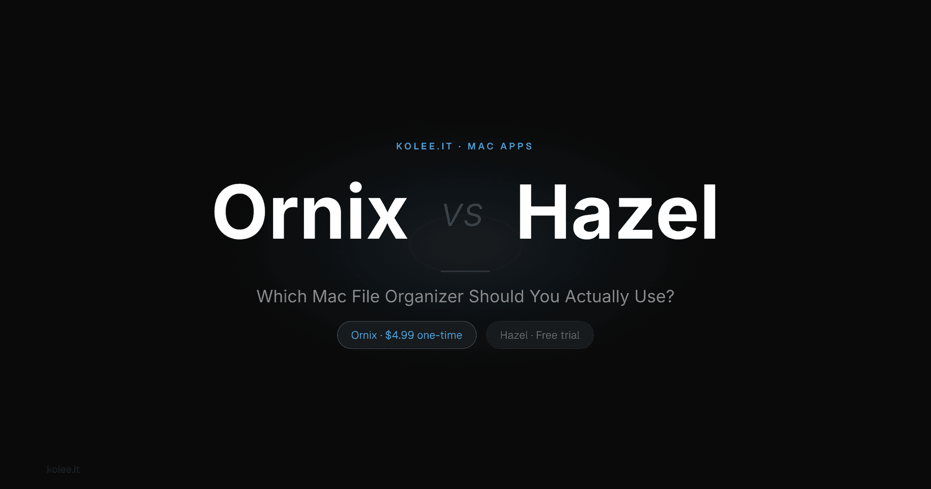 Hazel vs Ornix: Which Mac File Organizer Should You Actually Use?